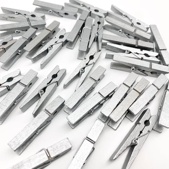 Medium Silver Clothespins by Recollections™